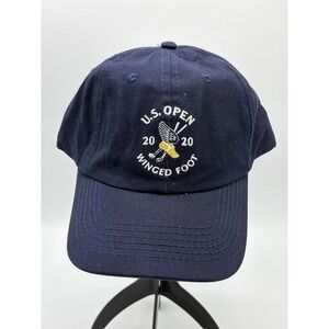 USGA Hat Cap Winged Foot Golf Club US‎ Open One Size Strapback Navy Blue 2020